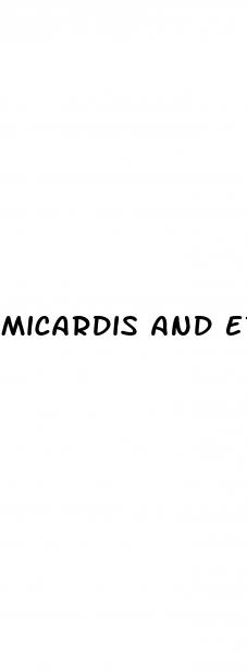 micardis and erectile dysfunction