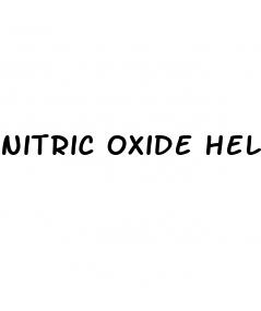 nitric oxide help with erectile dysfunction