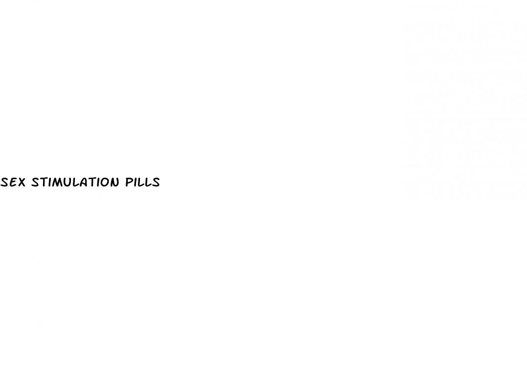 sex stimulation pills