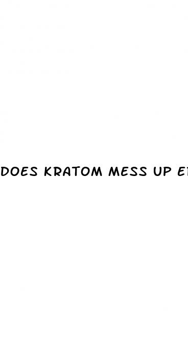 does kratom mess up erectile dysfunction