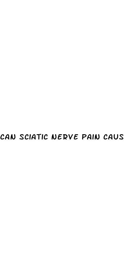 can sciatic nerve pain cause erectile dysfunction