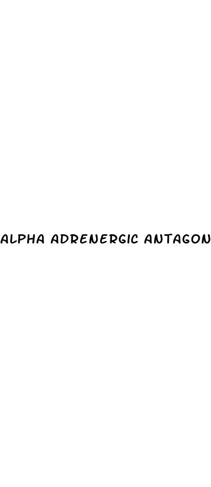 alpha adrenergic antagonist for erectile dysfunction