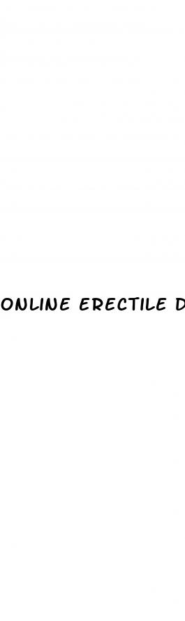 online erectile dysfunction test