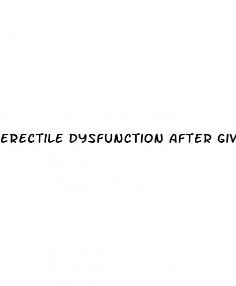 erectile dysfunction after giving blood