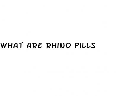 what are rhino pills