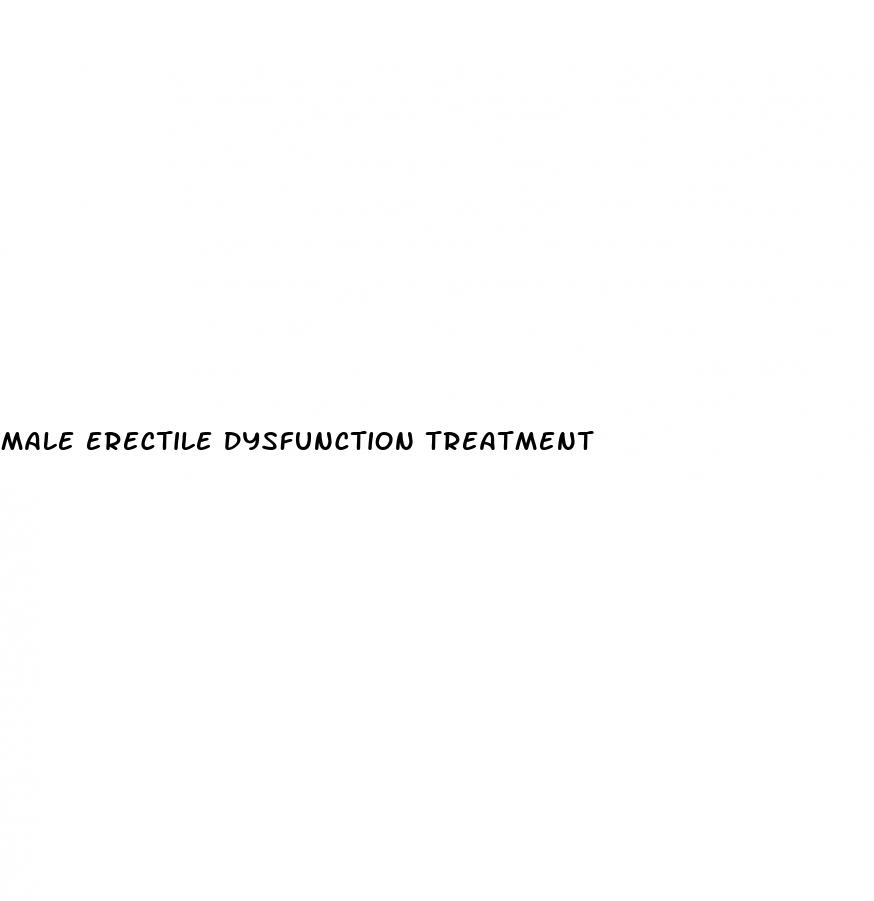 male erectile dysfunction treatment