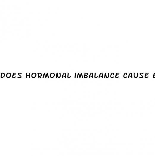 does hormonal imbalance cause erectile dysfunction