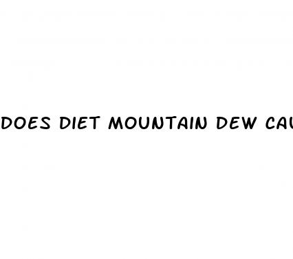 does diet mountain dew cause erectile dysfunction