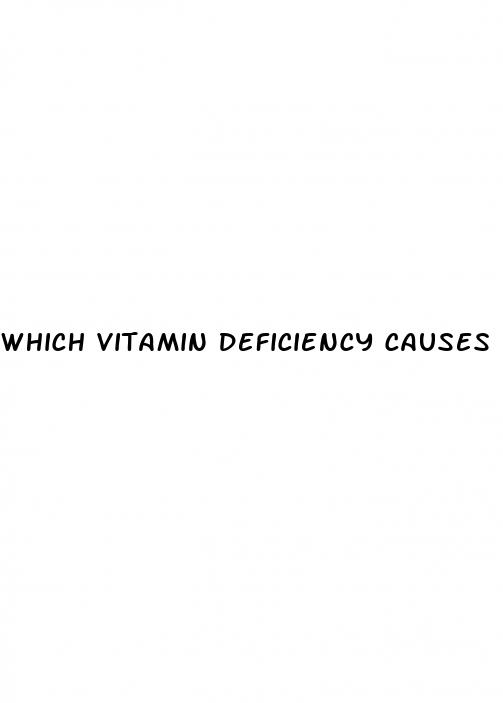 which vitamin deficiency causes erectile dysfunction