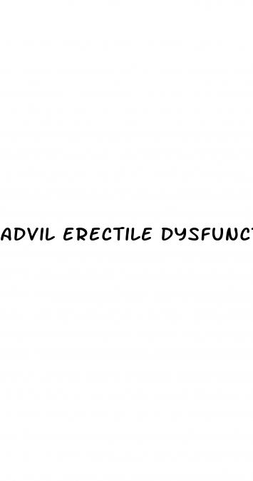 advil erectile dysfunction