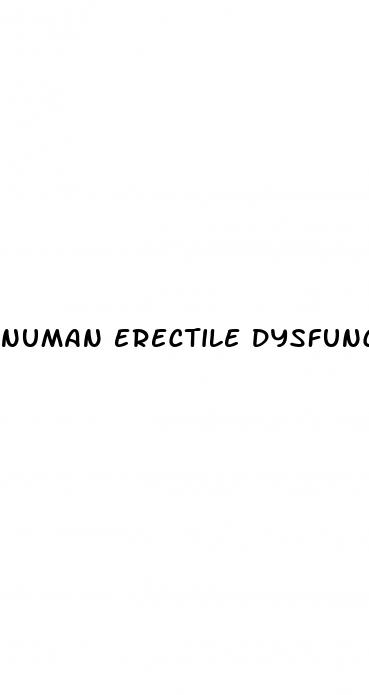 numan erectile dysfunction cost