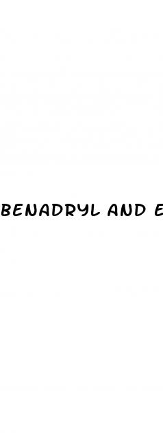 benadryl and erectile dysfunction