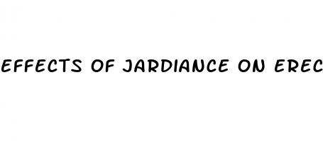 effects of jardiance on erectile dysfunction