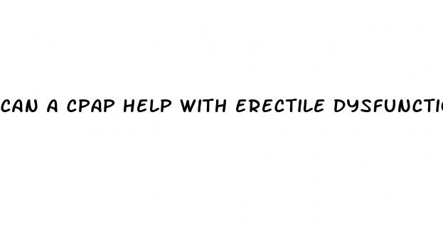 can a cpap help with erectile dysfunction