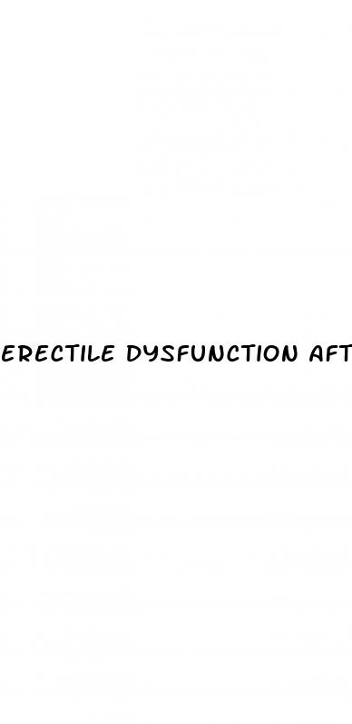 erectile dysfunction after nerve sparing prostatectomy