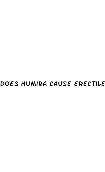 does humira cause erectile dysfunction