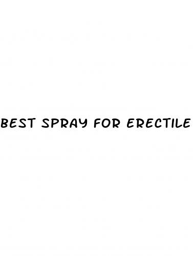 best spray for erectile dysfunction