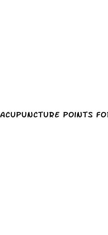 acupuncture points for erectile dysfunction