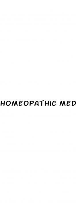 homeopathic medicine erectile dysfunction