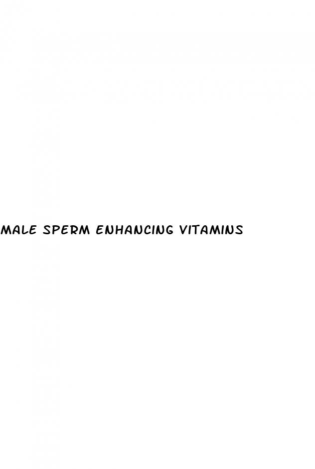 male sperm enhancing vitamins