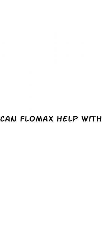 can flomax help with erectile dysfunction