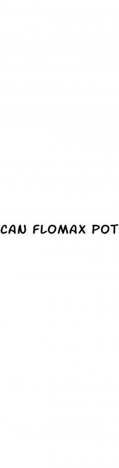 can flomax potassium cause erectile dysfunction