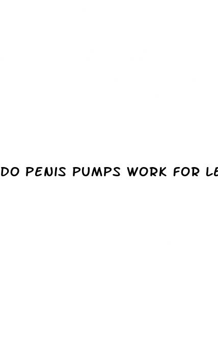 do penis pumps work for length