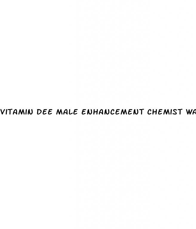 vitamin dee male enhancement chemist warehouse