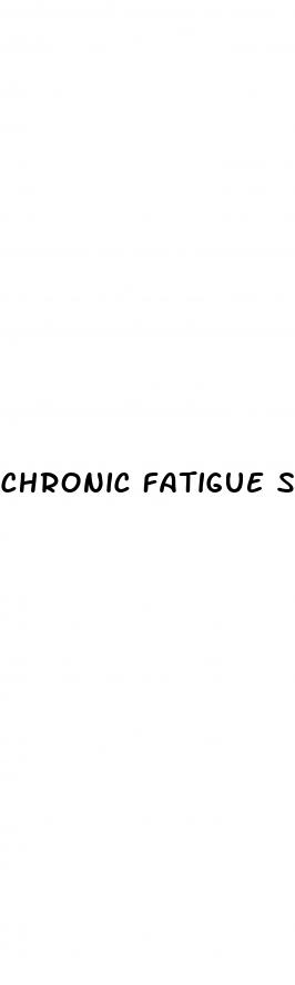 chronic fatigue syndrome and erectile dysfunction