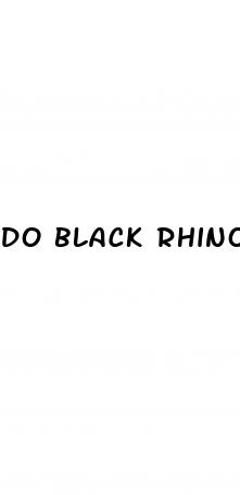 do black rhino pills work