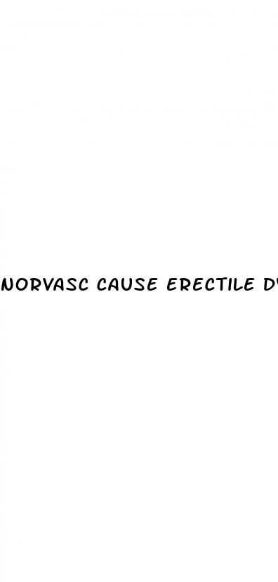 norvasc cause erectile dysfunction