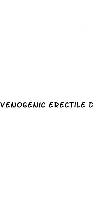 venogenic erectile dysfunction symptoms