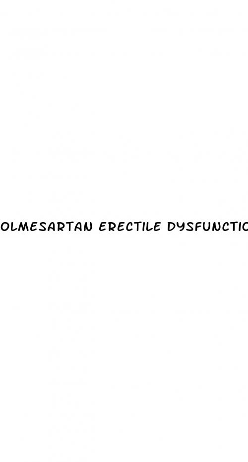 olmesartan erectile dysfunction