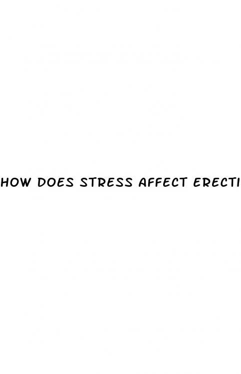 how does stress affect erectile dysfunction