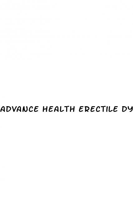 advance health erectile dysfunction