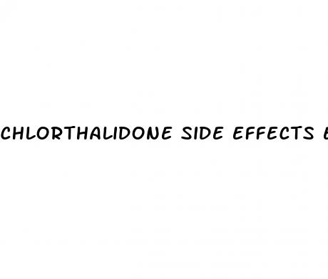 chlorthalidone side effects erectile dysfunction