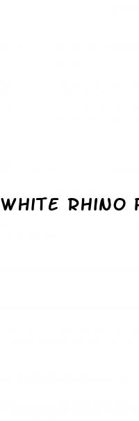 white rhino pill side effects