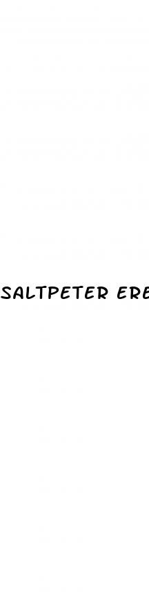 saltpeter erectile dysfunction