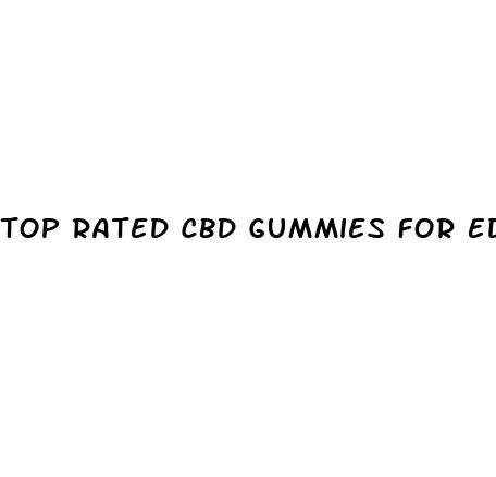 top rated cbd gummies for ed