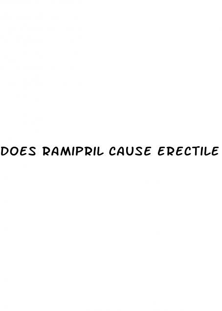 does ramipril cause erectile dysfunction