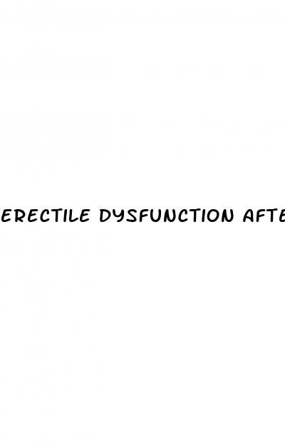 erectile dysfunction after appendix surgery