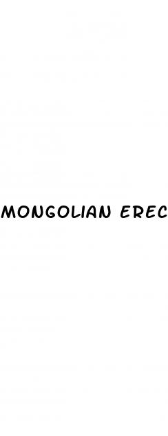 mongolian erectile dysfunction