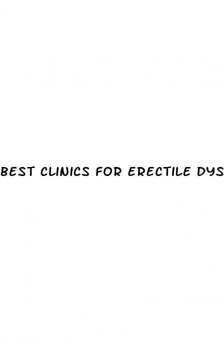 best clinics for erectile dysfunction