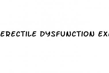 erectile dysfunction exercise