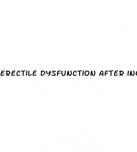 erectile dysfunction after inguinal hernia repair