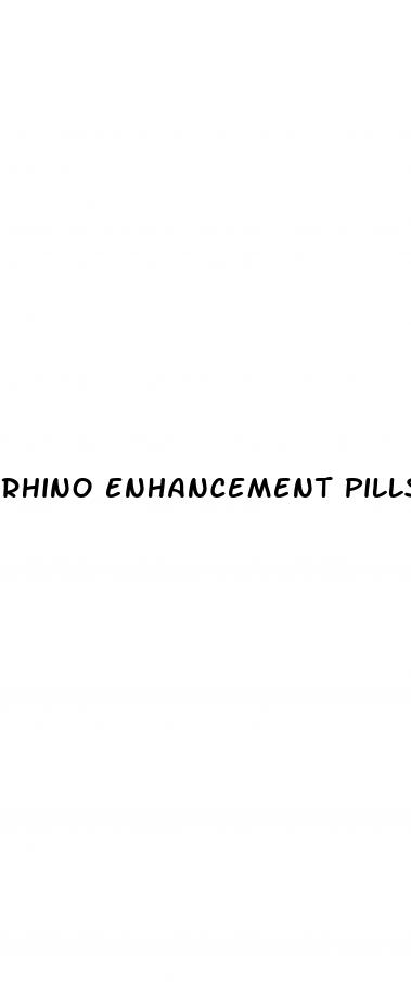 rhino enhancement pills