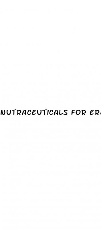 nutraceuticals for erectile dysfunction