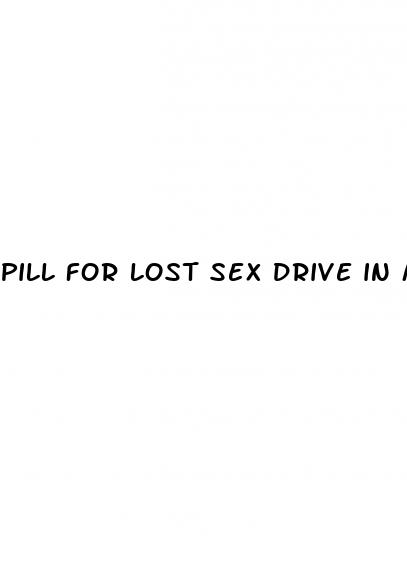 pill for lost sex drive in menopause