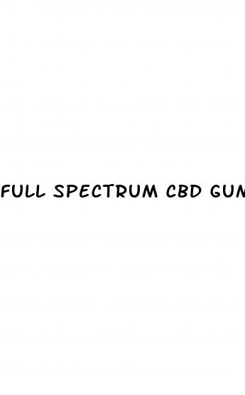 full spectrum cbd gummies for sex