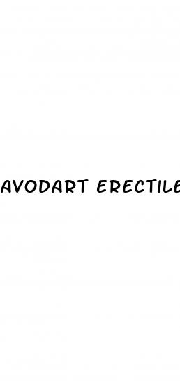 avodart erectile dysfunction